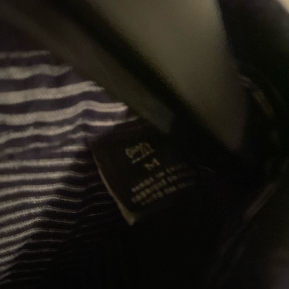 Scotch & Soda Polo - Navy Striped Polo (M) - Picture 4 of 4